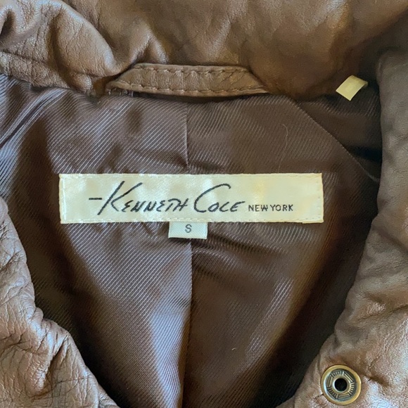 Kenneth Cole genuine leather jacket - Picture 3 of 8